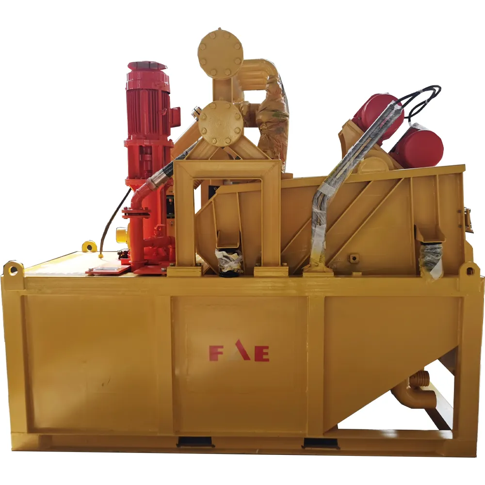 FAE FAD50/30 Fabricante chinês máquina de separação de purificação de fluido de perfuração de lama excelente limpeza separador desander