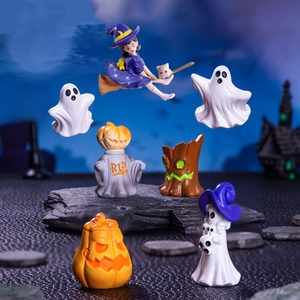 Ornamenti artigianali in resina in miniatura accessori per decorazioni da <span class=keywords><strong>giardino</strong></span> fata di Halloween villaggi e statuette in miniatura - Product Image 3