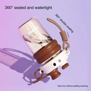 OEM/ODM bouteille d'eau en silicone sans BPA de grande capacité, haute apparence, voyage d'été, sports d'extérieur, gobelet en plastique - Product Image 5