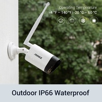 ANNKE-Cámara DE SEGURIDAD IP inalámbrica con WiFi, cámara de visión nocturna IP66, resistente al agua, detección de movimiento, CCTV P2P para exteriores, 1080p