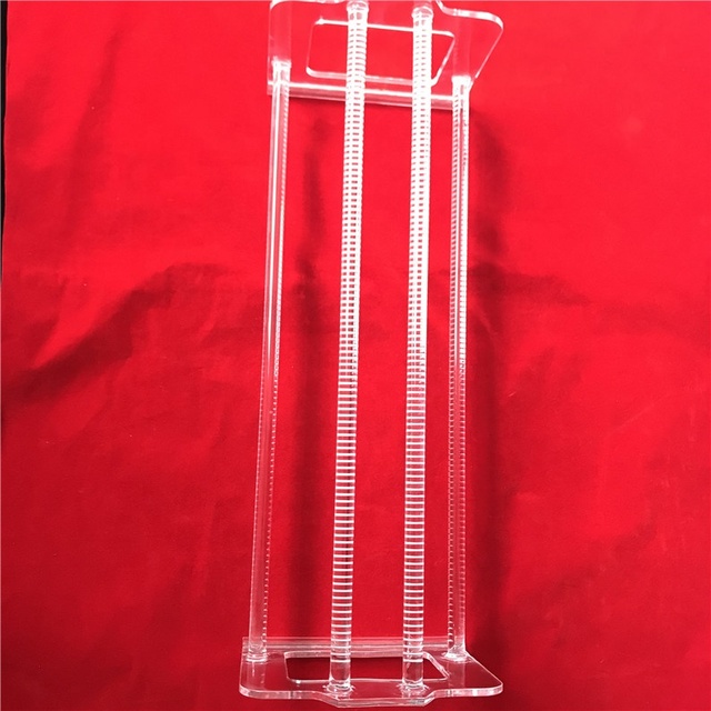 Semiconductor Quartz Cassette Base Quartz Glass Boat Silicon Wafer Carrier