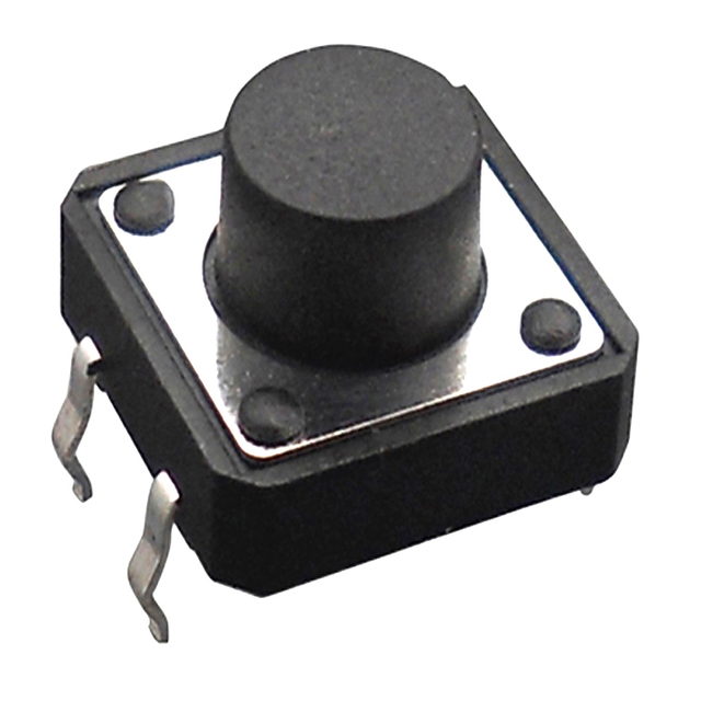 6x6mm 5-Pin SMT Smart Push-On-Off Tact Switch Metalselector Switch IP11 0.5A 12V