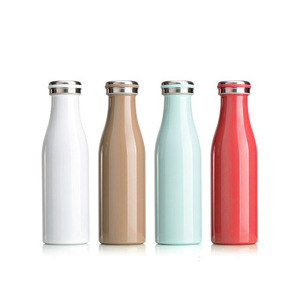Zogift nouvelle bouteille de lait en acier inoxydable isolée sous vide à Double paroi 350/500ml bouteille d'eau pour enfants bouteille de lait de sport pour <span class=keywords><strong>bébé</strong></span> - Product Image 1