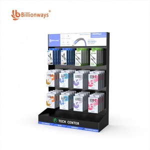 Custom 4 shelf lockable Plastic acrylic cell phone display showcase display iphone 5  mobile phone accessories display counter