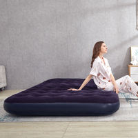 Matelas gonflable rapide CHENYUE pour l'extérieur, ultra-léger, en PVC, double, avec revêtement en peluche