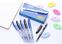 Ensemble de stylos Gel effaçables à l'eau, stylo à bille à encre effaçable personnalisé avec gomme, fournitures de bureau pour étudiants, vente en gros, nouvelle collection 2022