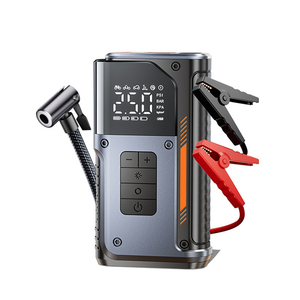 WOSEN 12V Emergency Jump Starter With Power Bank Digital Smart Clamp 150PSI Air <b>Pump</b> Car Motorcycle Bicycle Ball Tire Inflator - Product Image 1