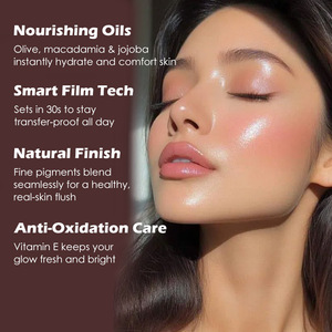 Vente en gros OEM Marque privée <span class=keywords><strong>Blush</strong></span> stick de maquillage pour femmes, cosmétique végétalien, imperméable et longue tenue, rose - Product Image 2