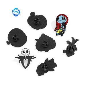 Europeo y americano Halloween <span class=keywords><strong>horror</strong></span> Rosa Mini cabeza creativa aleación broche accesorio ropa bolsa adorno diario - Product Image 2