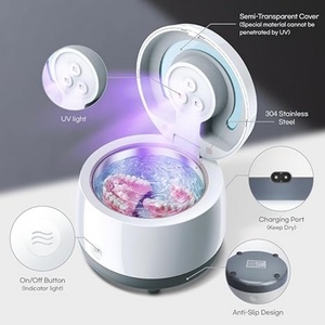 Limpiador Ultrasónico Dental Mini DL290 con Luz UV para Limpiar Dentaduras Postizas, Retenedores, Protectores Bucales y Prótesis Dentales - Product Image 6