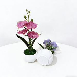 Plantas Artificiales de Magnolia en Maceta de 10cm-30cm, Decoración de Plástico para Oficina y Hogar - Product Image 4