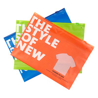 Sacs d'emballage en plastique PVC EVA avec fermeture éclair, noirs, imprimés sur mesure avec logo personnalisé
