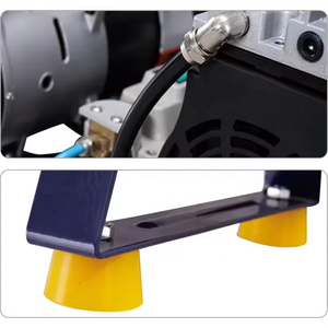 Ultima attrezzatura dentale di fabbrica silenziosa fornitura senza olio tre sedia dentale compressore aria pompa aria 60L - Product Image 4