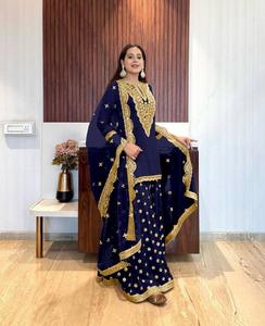 เสื้อเรยอนหนักคุณภาพระดับพรีเมียมพร้อมกางเกงเรยอนปักสวยงามและหนักพร้อมงานปักเต็มรูปแบบ (เย็บเต็ม) - Product Image 6