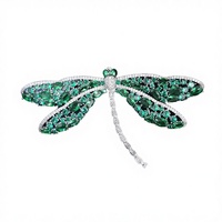 Broches Papillon Libellule en Laiton et Zircon Style Coréen pour Enfants, Collection 2026 – Idéal pour la Mode Quotidienne et les Cadeaux