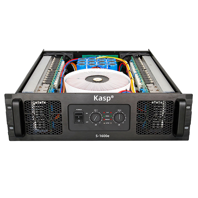 S-1600e Professional 3U Model Dual Channel Metal Shell Power Amplifier Double Audio System Speaker