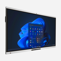 Pizarra Interactiva Inteligente 4K de 65 75 85 86 98 Pulgadas, Pantalla Táctil Plana con Lápiz, para Enseñanza Escolar
