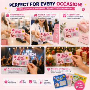 Custom Bakery Sweet Cupcake Shop Promotion Scratch <b>Cards</b> Wholesale Cute <b>Wedding</b> Party Gift Thank You Scratch Off Reward <b>Cards</b> - Product Image 6
