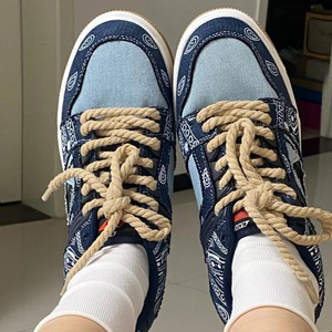 Cordones de Algodón Trenzado 100% Natural Personalizados, 3 Hilos, 8mm, Súper Gruesos, para Zapatos Casuales - Product Image 5