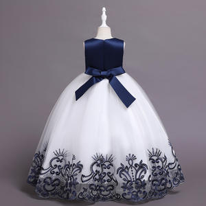 Gaun Putri Anak Versi Korea Gaun Pompadour Gaun Bunga Anak Perempuan Gaun Pernikahan Kostum Taman Kanak-Kanak untuk Anak-Anak - Product Image 5