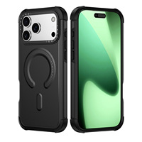 Coque de téléphone magnétique antichoc best-seller pour iPhone 17 Pro Max 18, nouveau design classique, coque de protection anti-traces de doigts