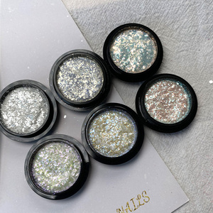 Polvo de Purpurina para <span class=keywords><strong>Uñas</strong></span> de Alto Brillo, 6 Colores, Nuevo Diseño <span class=keywords><strong>2021</strong></span> - Product Image 1