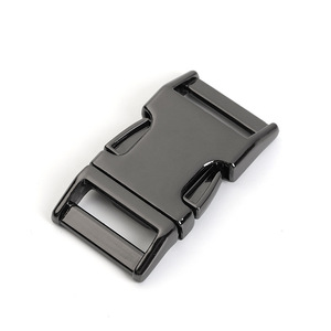 Hebilla de liberación lateral de 20 mm de aleación de zinc negra duradera para bolsos, mochilas y bandoleras - Product Image 1