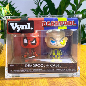 TCG Wholesale Funko Pop Lot de 2 vitrines de protection pour figurines <span class=keywords><strong>Marvel</strong></span> Toys avec couvercle magnétique Funko Pop Stack Hard Case - Product Image 1