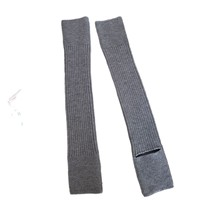 Chaussettes de mollet épaisses et chaudes en tricot pour femmes, style japonais mignon, sans pied, pour l'automne et l'hiver, en acrylique/polyester/nylon