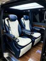 Siège de capitaine de luxe pour MPV avec massage et chauffage, siège de voiture inclinable en cuir Nappa premium pour Van et Sprinter