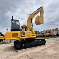 Excavator Bekas Komatsu PC220 Berkualitas Tinggi, Hidrolik, Crawler 22 Ton, Mesin Berat, Dilengkapi Bucket Penggali, Dijual