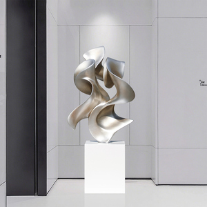 JingYue, esculturas cinéticas impresas en 3D grandes personalizadas, plan de arte abstracto de estatuas famosas hechas de material de resina duradero - Product Image 1