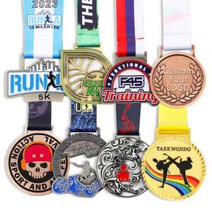 Medalla de Premio Personalizada de Metal para Deportes, Maratón 5K, Fútbol, Taekwondo, Natación, Fabricante de Medallas - Product Image 1