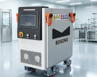 Machine de nettoyage laser portative à haute efficacité, nouveau design, machine de détartrage et de dégraissage laser