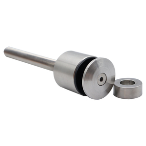 ZD en Stock coulée en acier inoxydable 2205 support mural réglable garde-corps en verre avec vis boulons pour bois ou <span class=keywords><strong>béton</strong></span> - Product Image 2