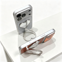 Nouvelle coque de téléphone artisanale en acrylique pailleté anti-traces de doigts 2026 pour iPhone 17 Pro Max et pour 16 15/14