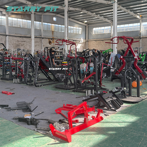 Haute qualité en acier salle de sport intérieure équipement de Fitness entraînement musculaire broche chargée pendule hanche presse pour les bras et la musculation - Product Image 6