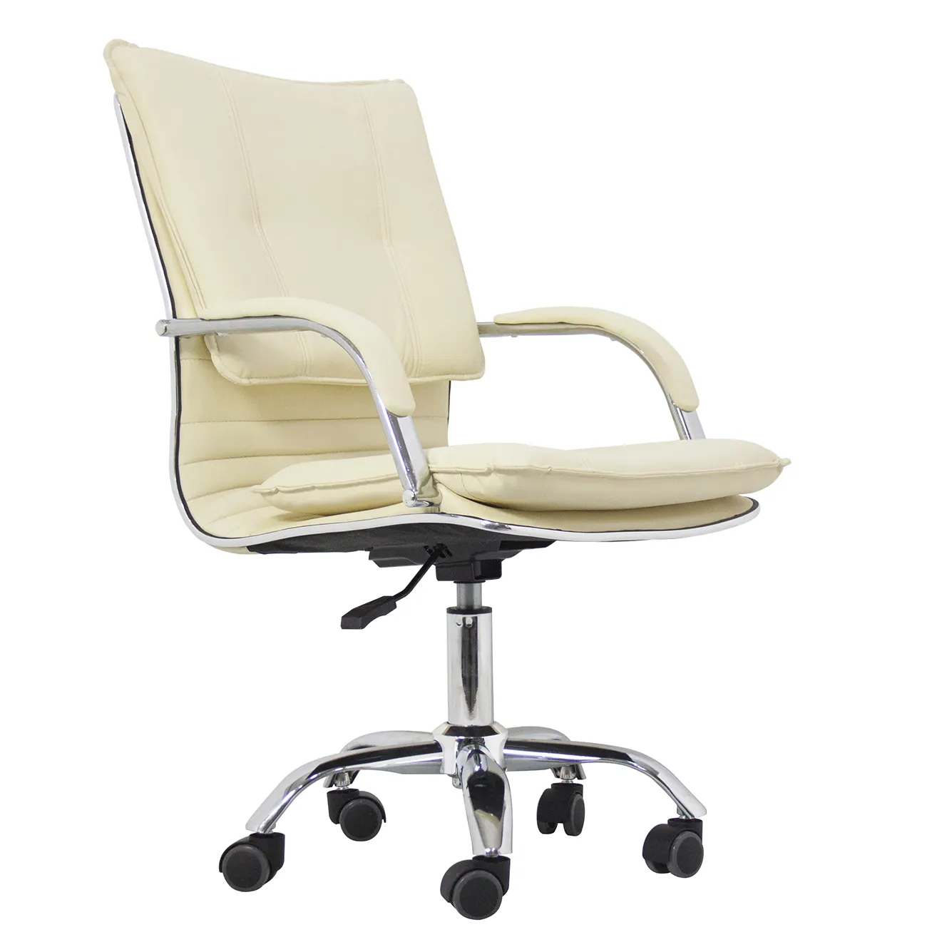Sillas de oficina cómodas para el personal, sillas de oficina de cuero de alta calidad, silla de ordenador giratoria para tareas pequeñas, venta al por mayor