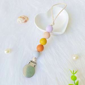 Cadena de silicona para chupete, clip anticaída para adolescentes, accesorios duraderos e impermeables para bricolaje, regalo de cumpleaños para niños - Product Image 4
