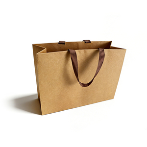 Custom <strong>Printed</strong> Your Own <strong>Logo</strong> Art <strong>Paper</strong> Gift <strong>Bags</strong> Luxury Shopping <strong>Paper</strong> <strong>Bag</strong> <strong>With</strong> Ribbon Handles - Product Image 4