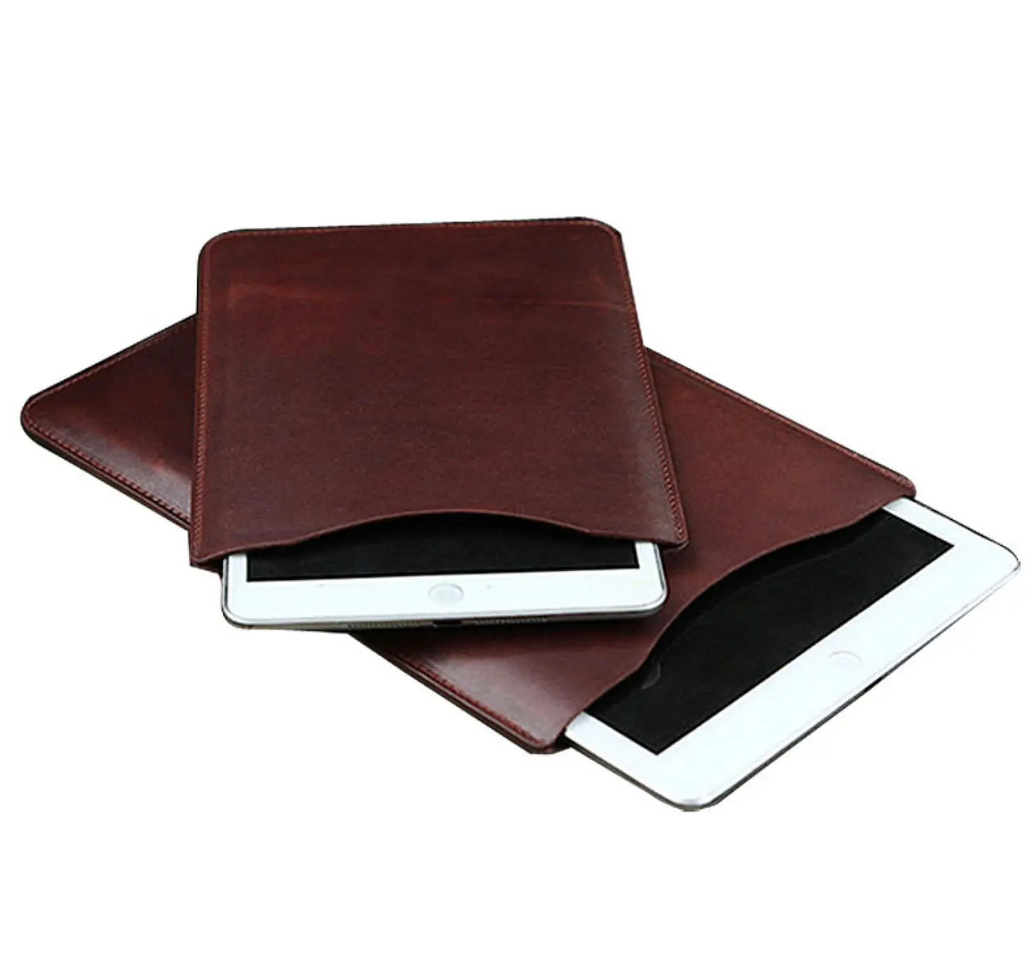 hot selling leather mens pad packaging pouch holder for ipad air 2
