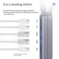 Nouvelle Station d'accueil Portable en alliage d'aluminium support pour ordinateur portable ergonomique réglable pliant support pour ordinateur portable pour support de tablette