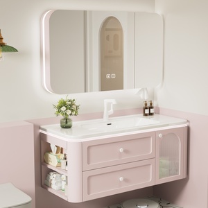 Comfortable Premium Bathroom Storage With Sink, Refined Compartments And Mirror For Discerning Users - Bathroom Vanity - Product Image 2