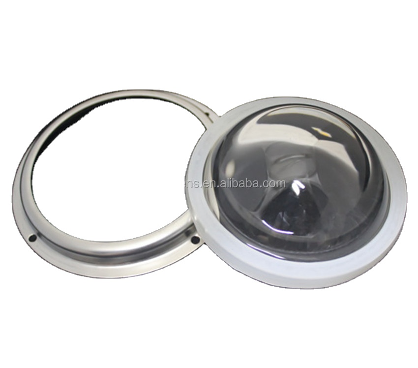 120 градусов 100 мм оптические стекляннo линзa для высокомощных led лампа