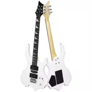 エレキギターレッドブルーブラックメープルバック/サイドと黒檀指板弦楽器 - Product Image 2