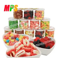 Custom private label 6 Oz assorted fruit gummy candy in In Jar/bag/ pill bottle chinese wholesale candy supplier