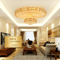 Gros moderne de luxe salon chambre chambre plafond crystal light lustre éclairage pendentif lustre
