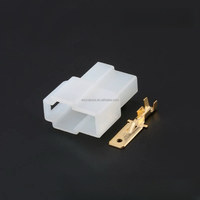 Connecteur électrique automobile 6,3 mm 2 broches DJ7021-6.3-11/21, kit de bornes de câble, prise pour moto, vélo électrique, borne de voiture
