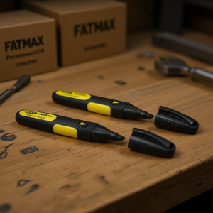 Marcadores Permanentes FATMAX, Paquete de 2, Tinta Negra y Amarilla para Escribir y Marcar - Product Image 3