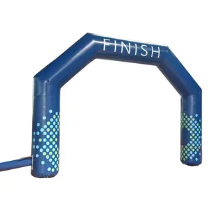 Tùy chỉnh cổng tò vò quảng cáo ngoài trời Inflatable vòm lối vào Inflatable Race Arch với quạt gió và kín vòm